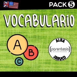 Pack 5 – Vocabulario – English