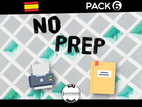 Parentesis - Pack 6 - No Prep