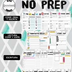 Pack 6 – No Prep – Español