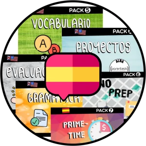 Packs en español: recursos descargables en formato .pdf o .ppt para tu aula.