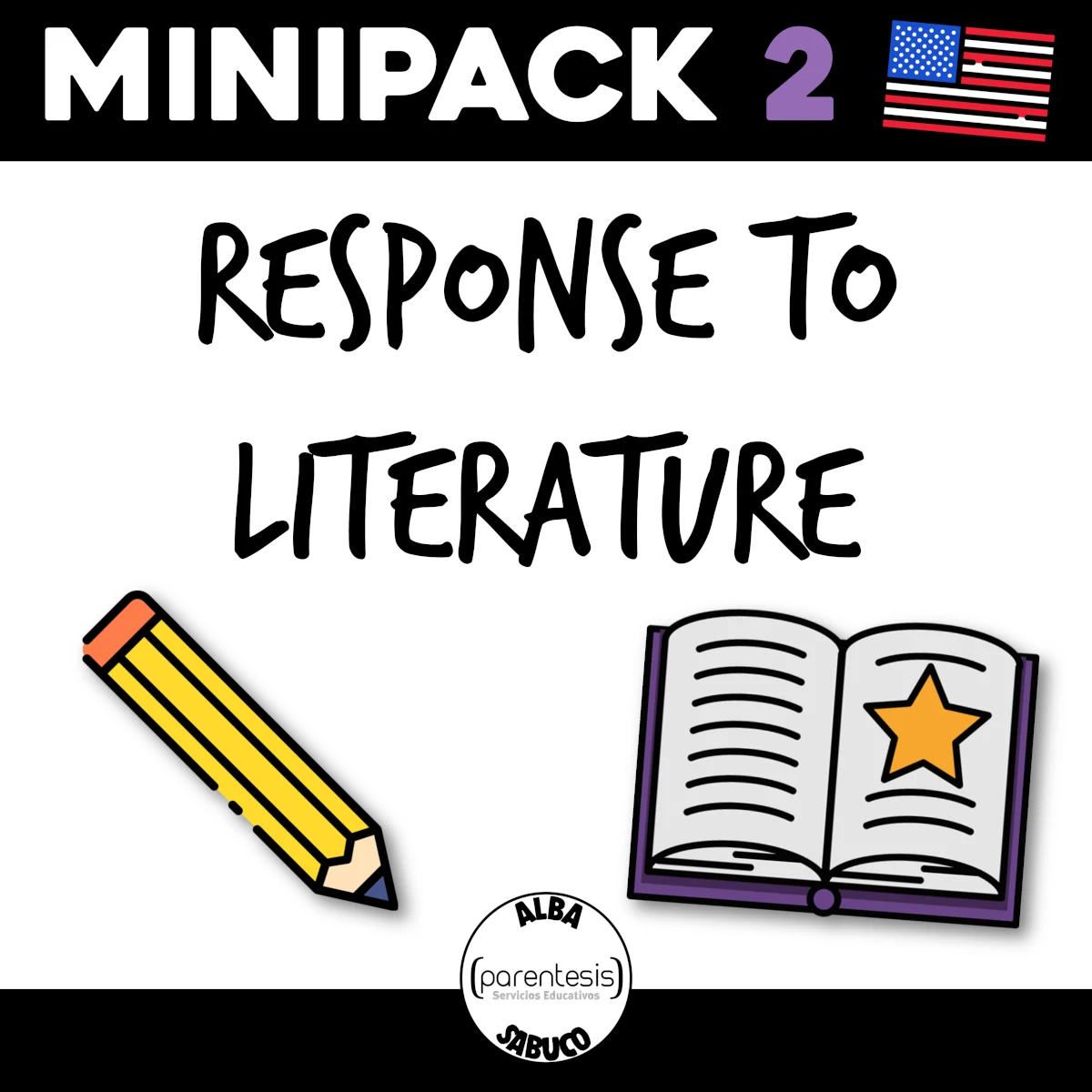 Minipack en inglés sobre Response to literature de Parentesis