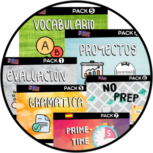 Packs son recopilaciones de recursos que puede usar el docente para el aula